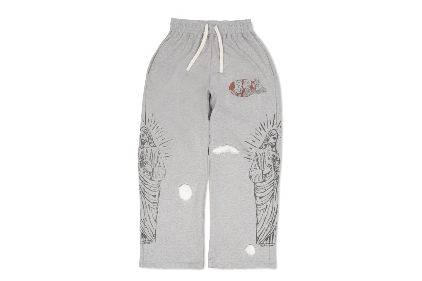 316Sweats We Are Righteous "3:16" Distressed Sweats