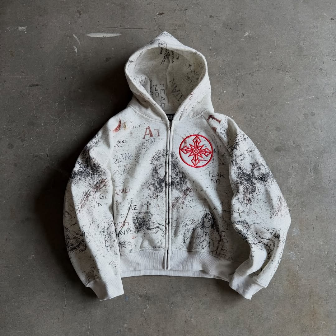 759531240_18083629001668164_8686848625400104368_n.jpg We Are Righteous Us Fear No Evil Hoodie - Image 1