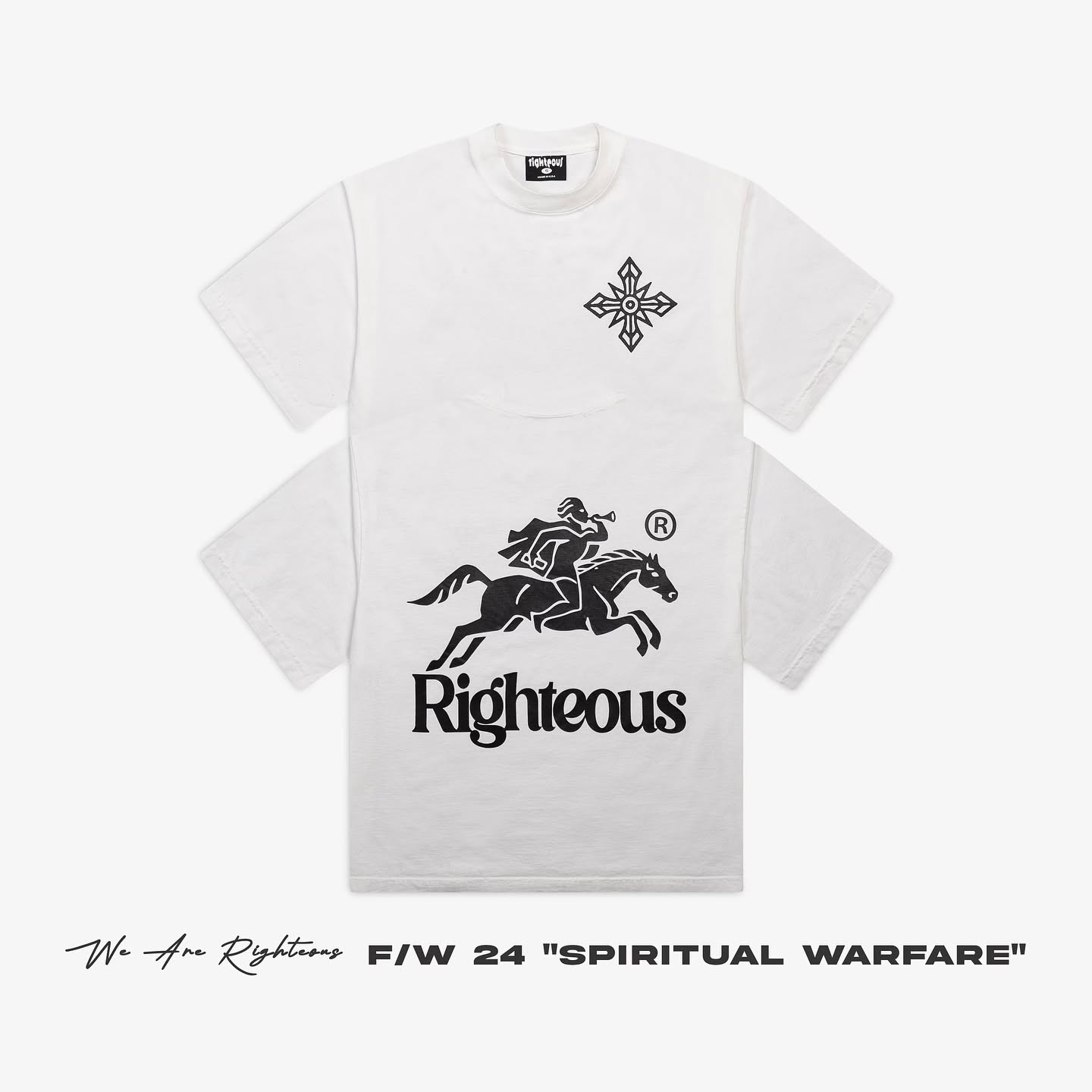 imgi_63_464283873_552843507148395_4658292949083779712_n.webp We Are Righteous Tee White - Image 1